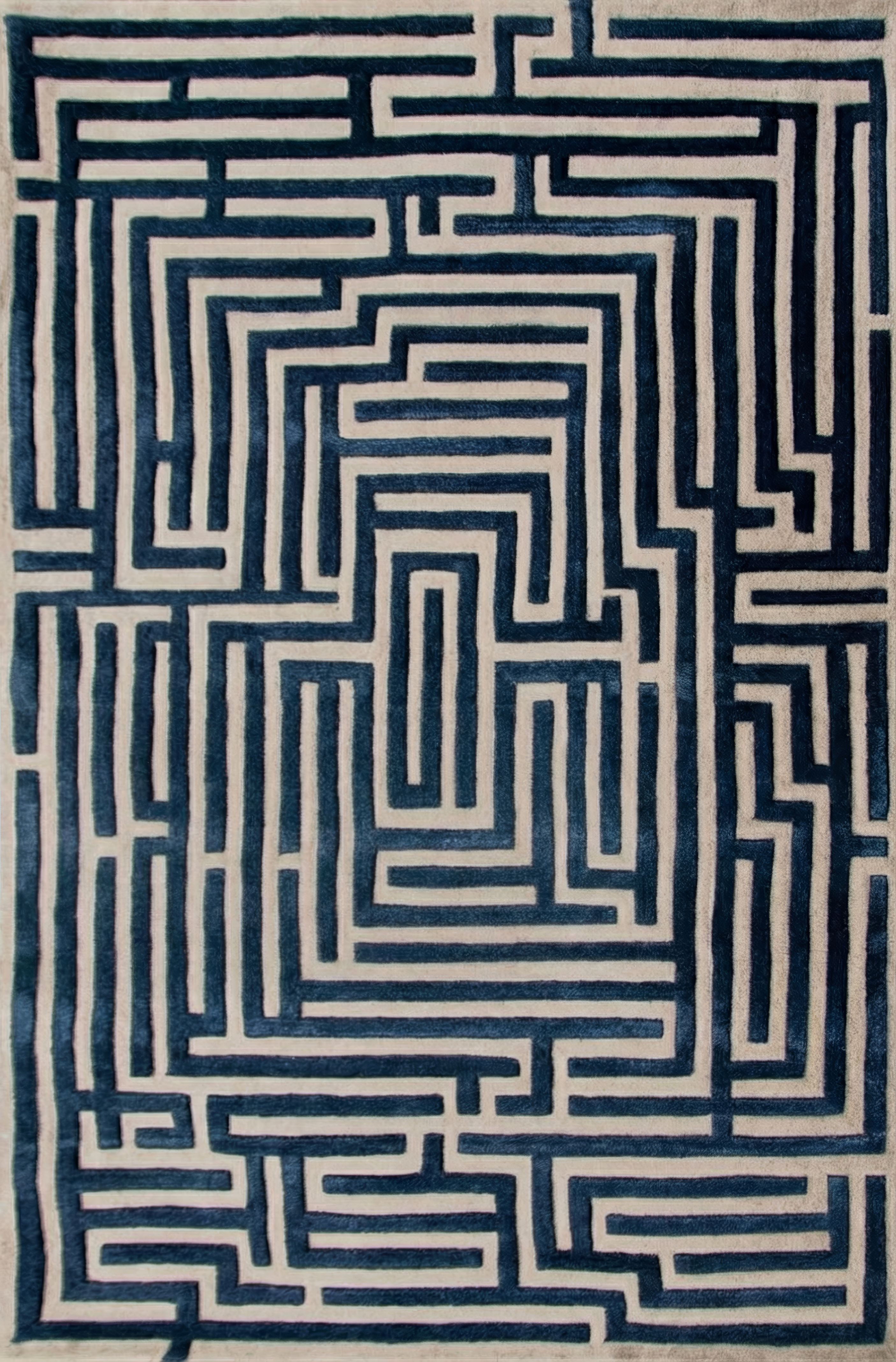 Maze Rug | Anatolia Hand-Tufted Greek Key Wool Rug – Kevin Francis