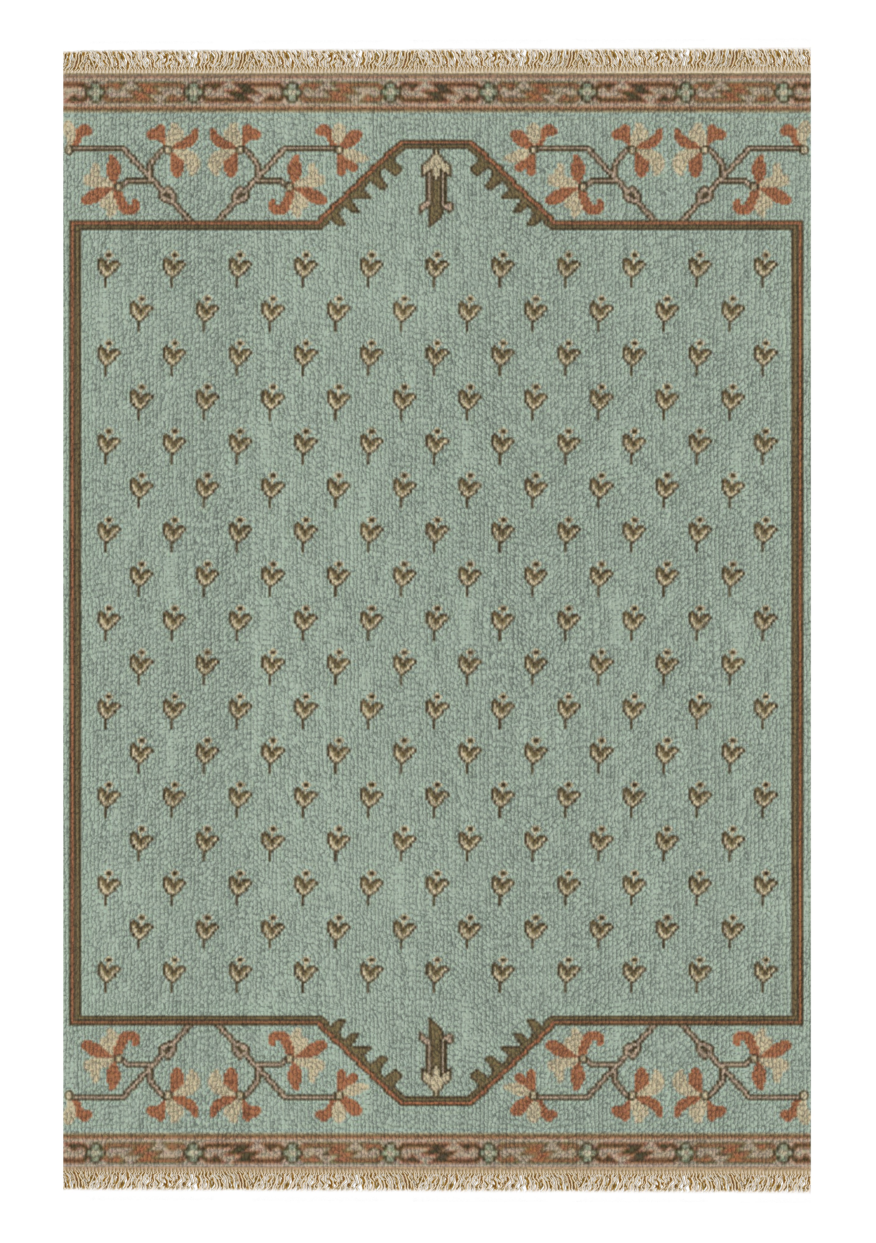 Lotto Hand-Knotted Wool Area Rug by Kevin Francis Design | Atlanta Interior Designer | Luxury Home Decor