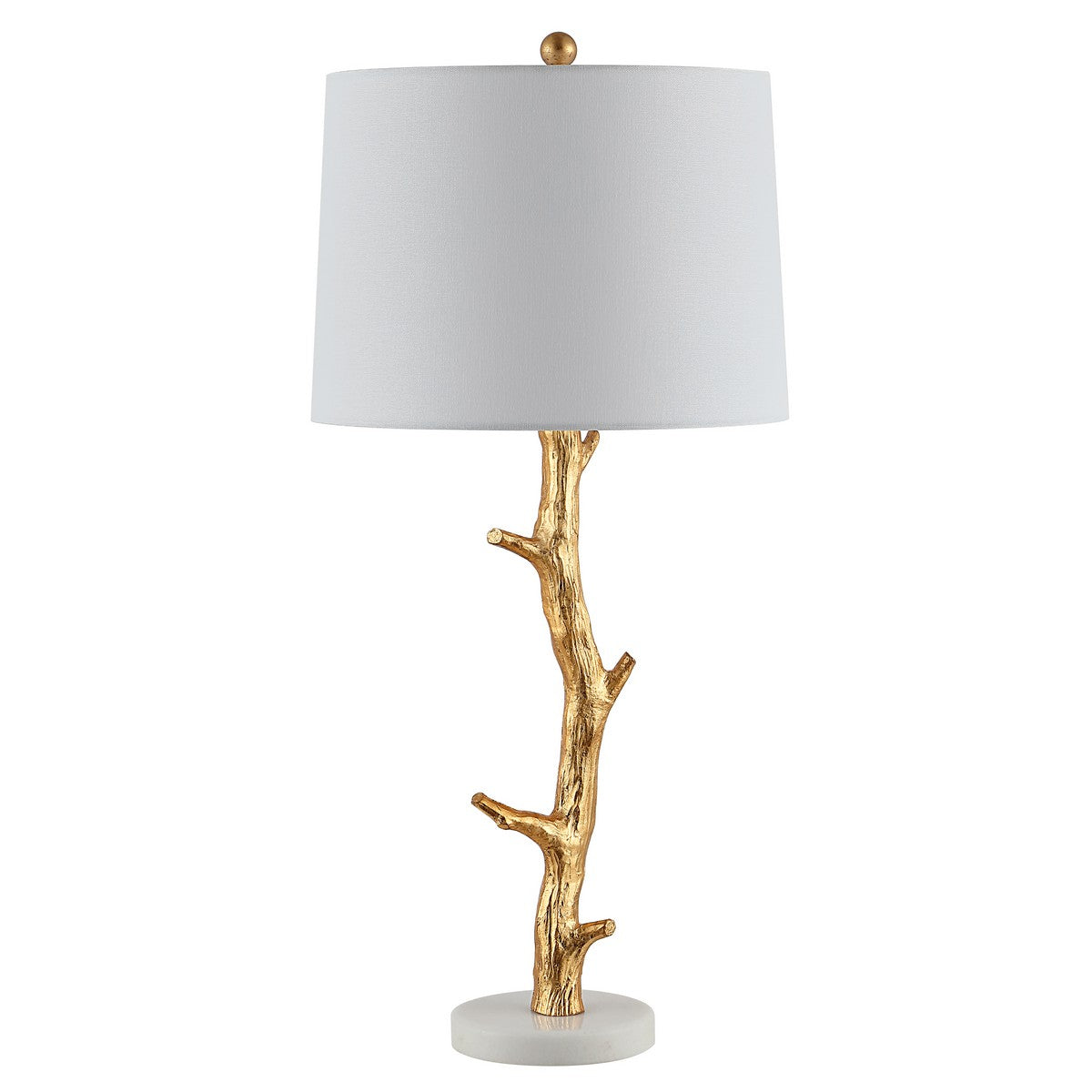 Sculpted Tree Branch Gold Table Lamp by Kevin Francis Design | Luxury Home Decor