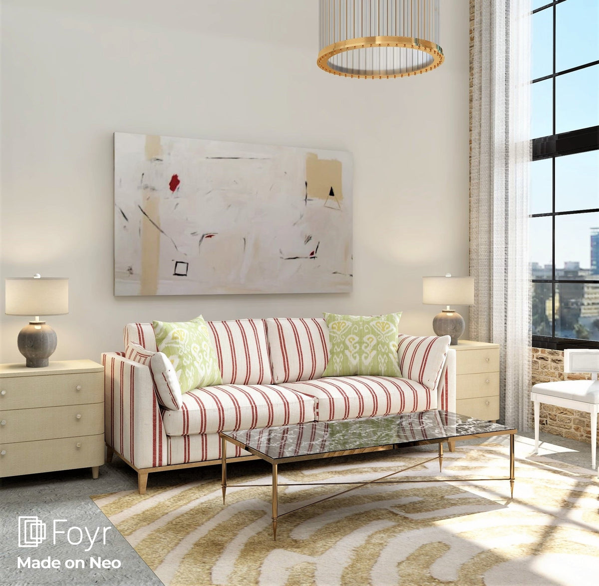 One Room Challenge: Virtual Atlanta Loft Design