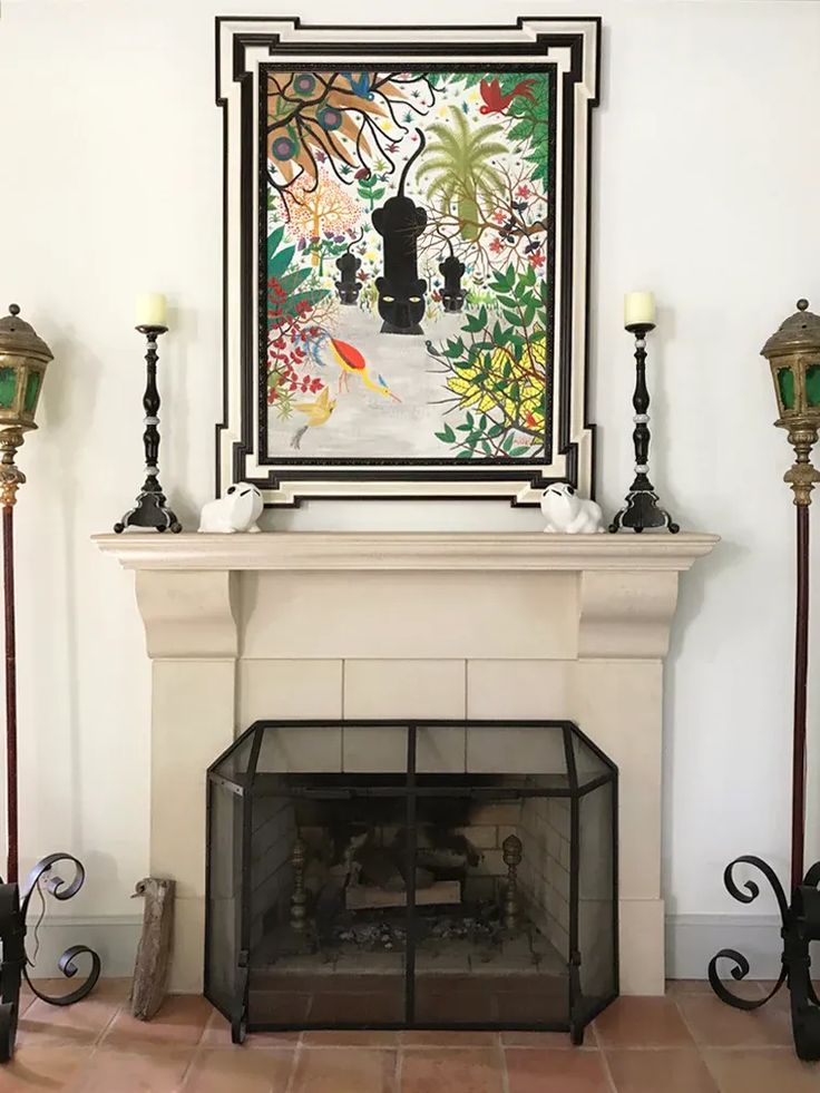 Art Hearts: Henri Maik's Painted Jungle Scenes