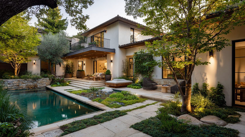 How Strategic Tree Placement Enhances Modern Landscape Design