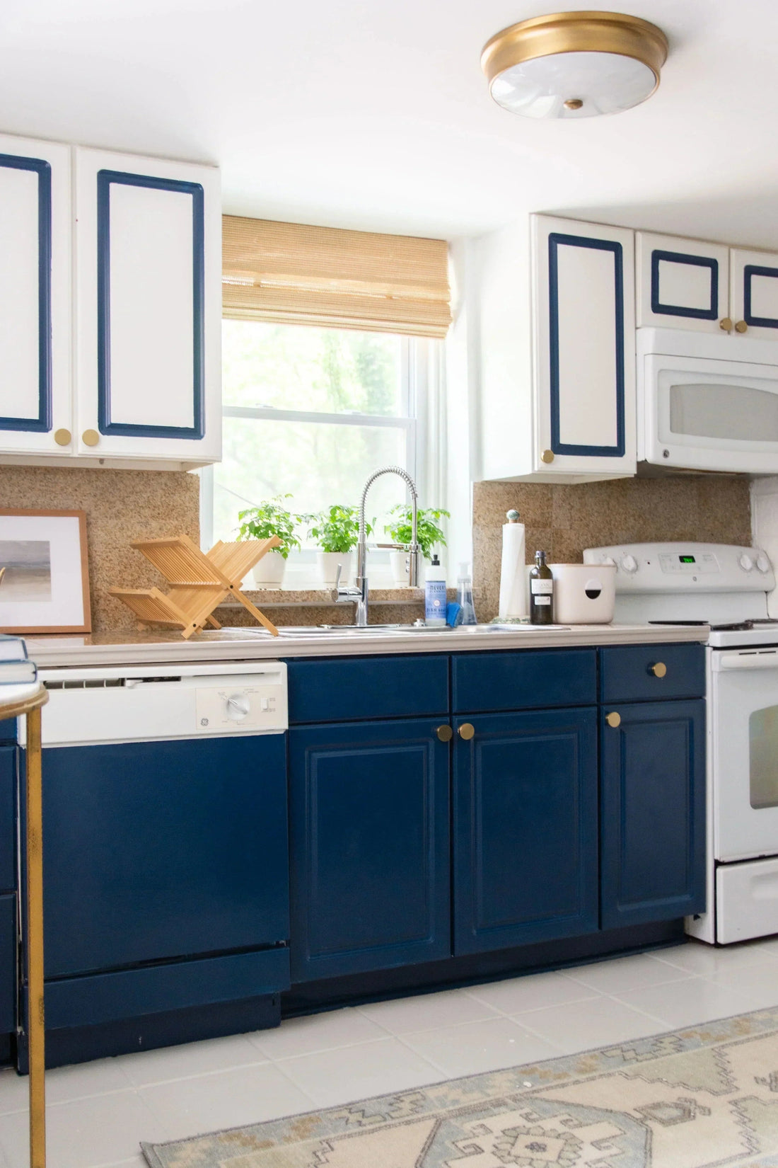 Blue & White Kitchen Makeover: Samsung Bespoke Review