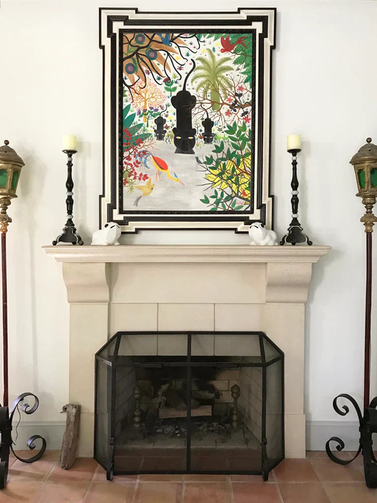 Art Hearts: Henri Maik's Painted Jungle Scenes