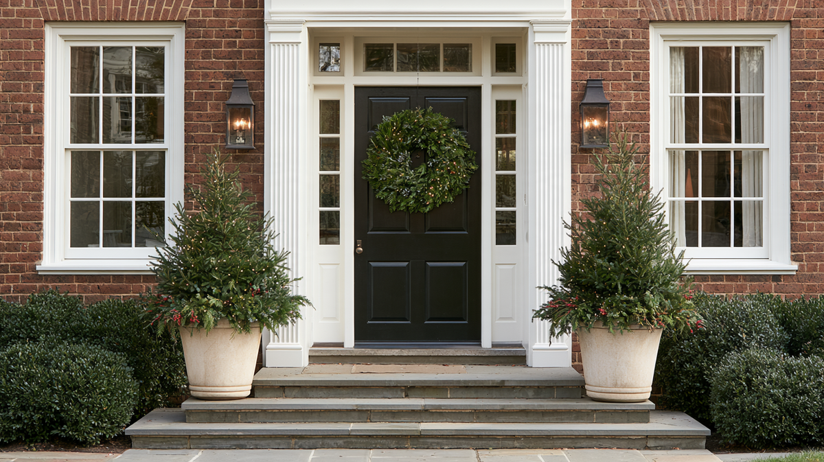 Outdoor Christmas Decorating Ideas, From the Front Door to the Garden
