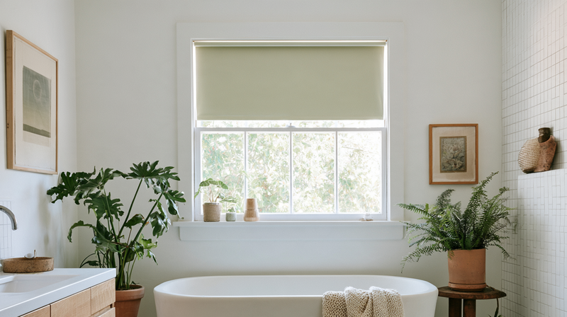 Bathroom Roller Shades: Materials That Handle Moisture