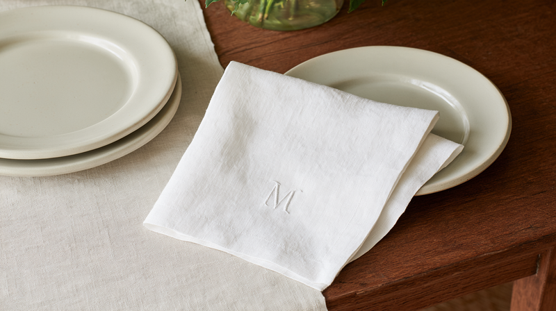 Embroidery at Home: Monograms, Cushions and Table Linen
