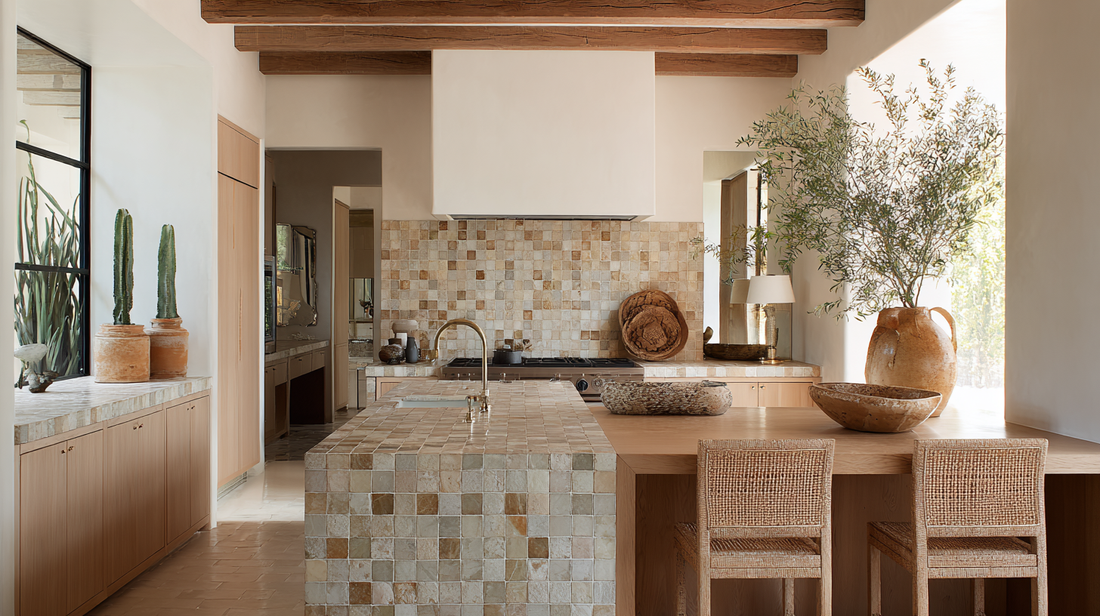 How to Style a Rustic Look with a Moroccan Tile Floor in a Luxury Interior