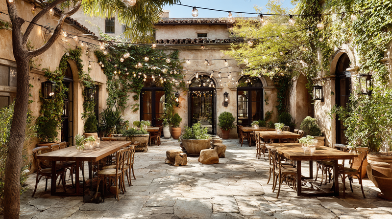 Design Tips for Outdoor Beer Gardens & Courtyards