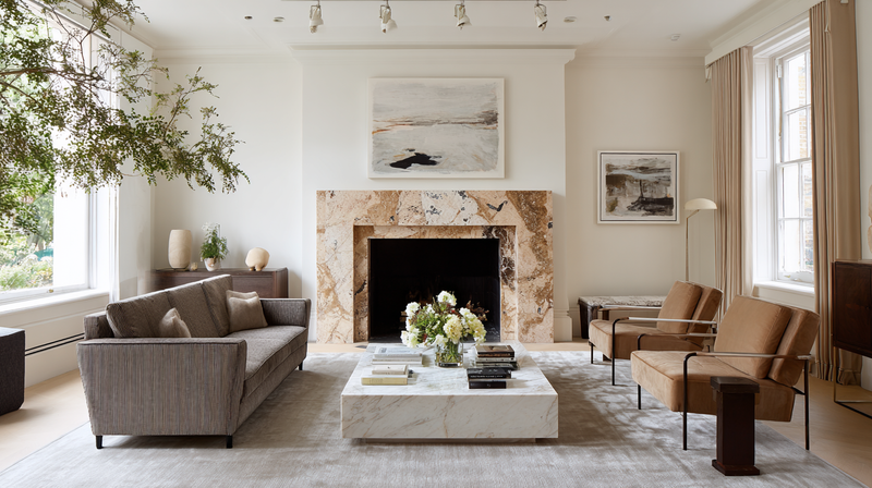 Minimalist Decor with Classy Stone Finishes