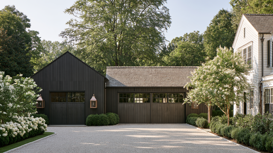 Detached Steel Garage Design That Suits the House