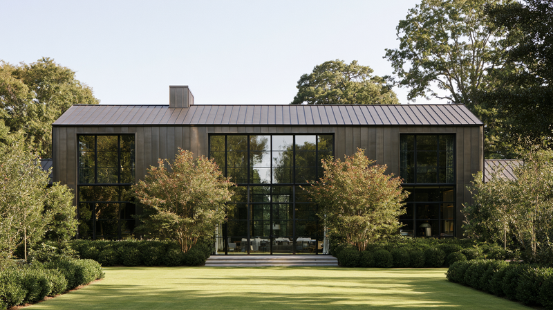 Dark Exterior Colors on a Steel Home: What Changes When the Siding Is Steel