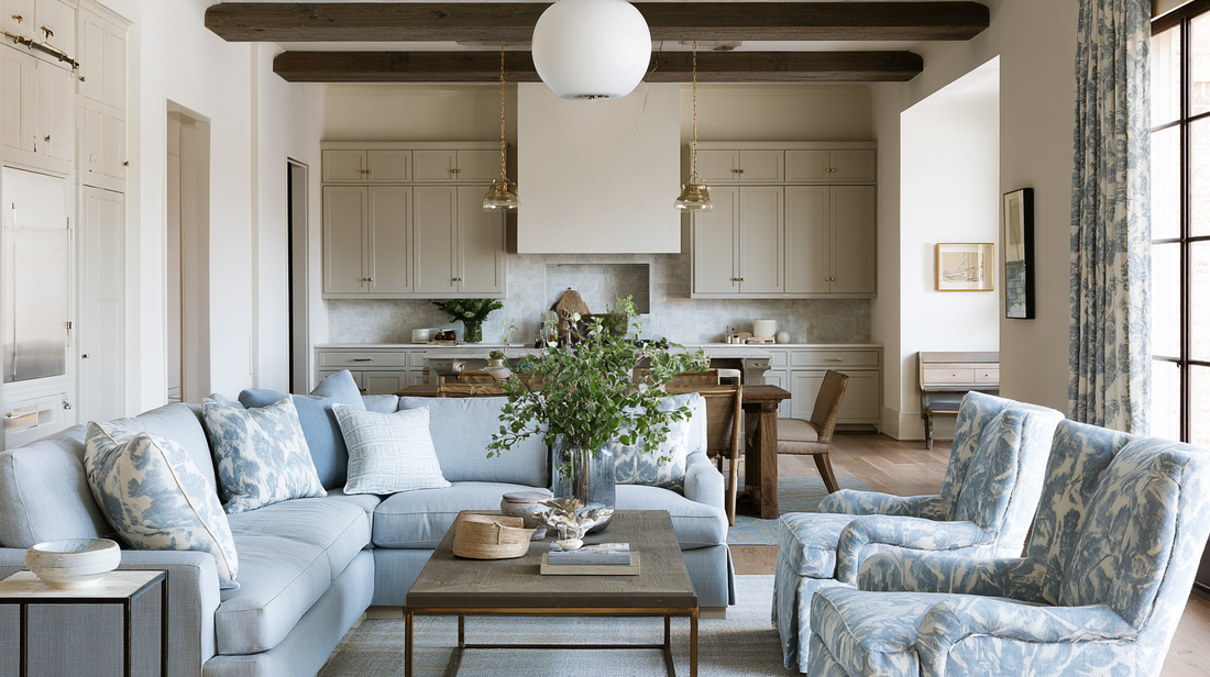 How Upholstery Choices Can Change the Feel of an Open Concept Kitchen
