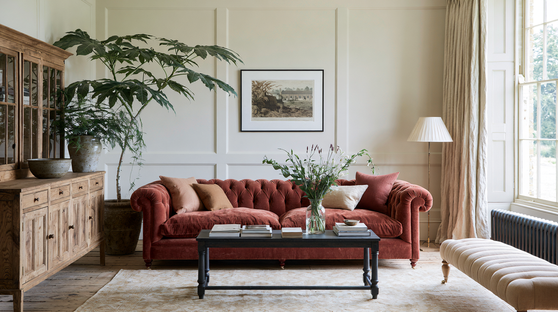 How to Style a Chesterfield Sofa, in a Modern Room or a Traditional One