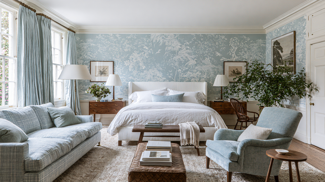 How Wallpaper Makes a Small Room Feel Bigger, Not Busier