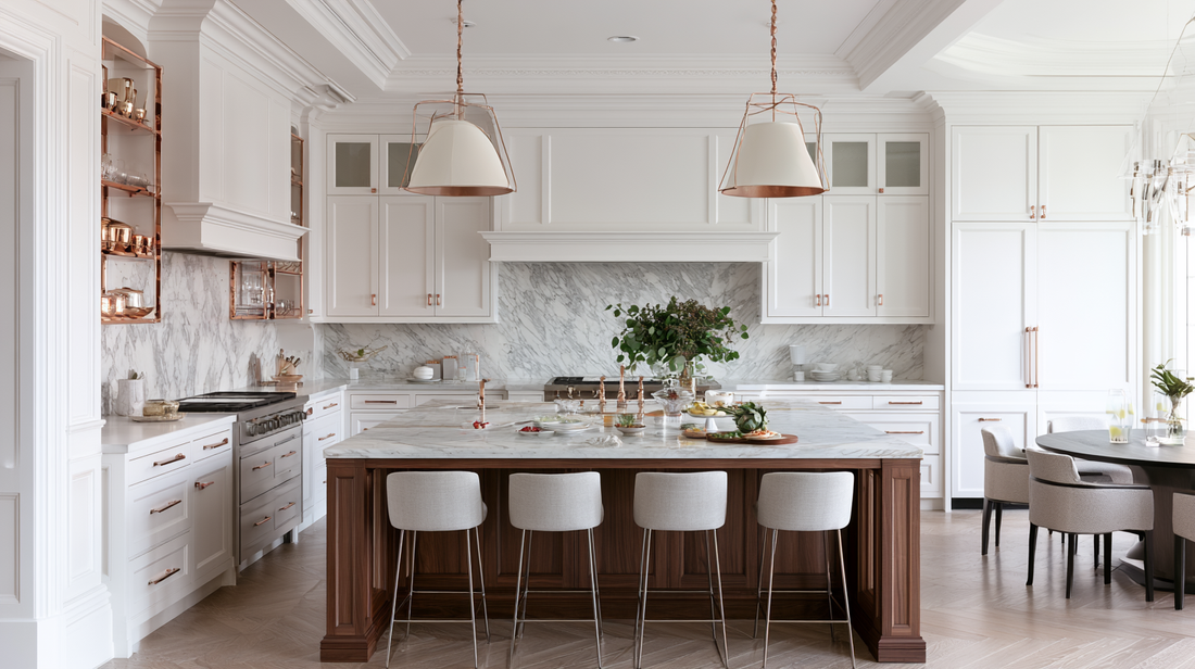 How Rose Gold Coatings Add Luxury Finishes to Kitchen Remodeling: Contractor Bellevue Designs