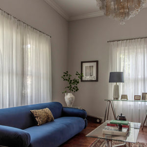 1920s Bungalow Living Room: How to Make Tall Ceilings Feel Welcoming