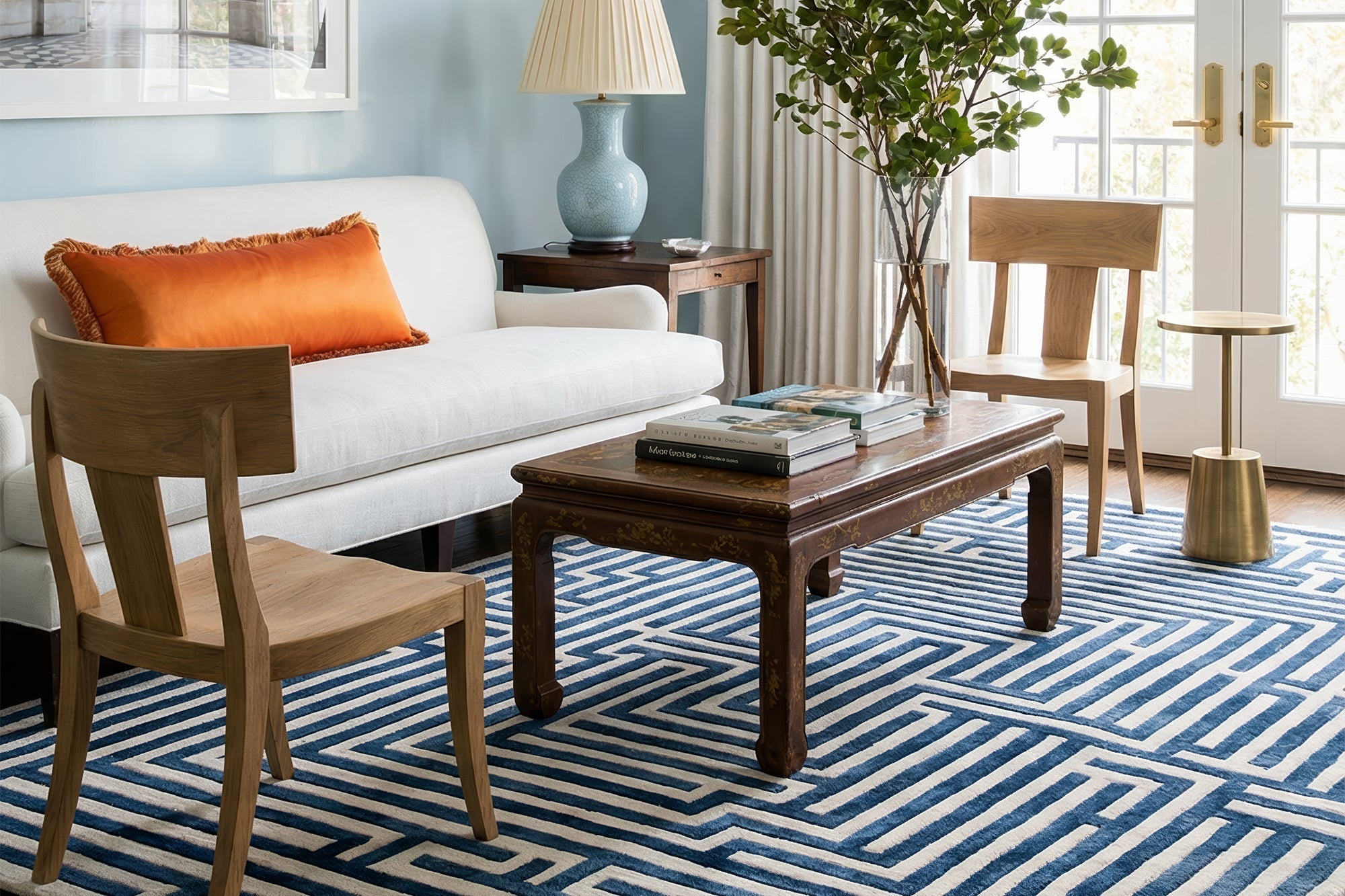 Hand-Tufted Maze Rugs | Wool & Bamboo Silk | Luxury Rugs