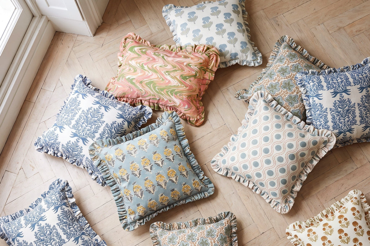 Ruffled Pillow Covers