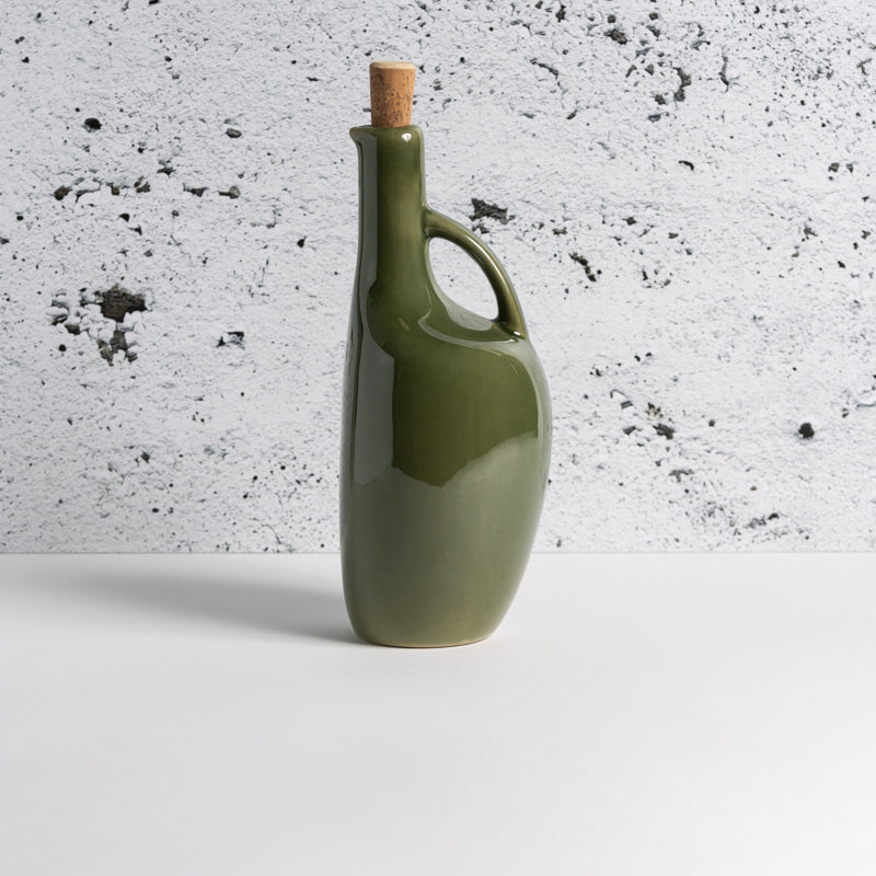 Canard Stoneware Olive Oil Bottle by Kevin Francis Design | Luxury Area Rugs & Home Decor