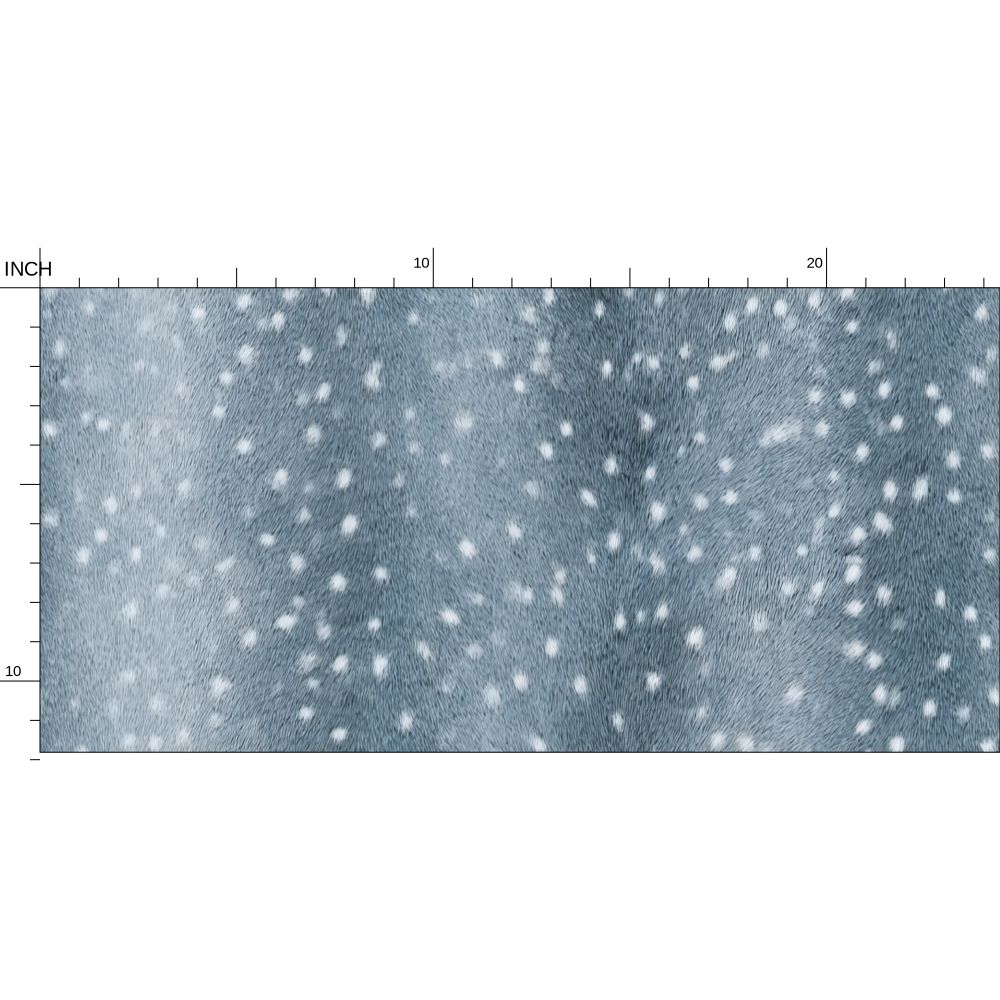 Wilde Spotted Antelope Hide Wallpaper – Slate Blue by Kevin Francis Design | Luxury Area Rugs & Home Decor