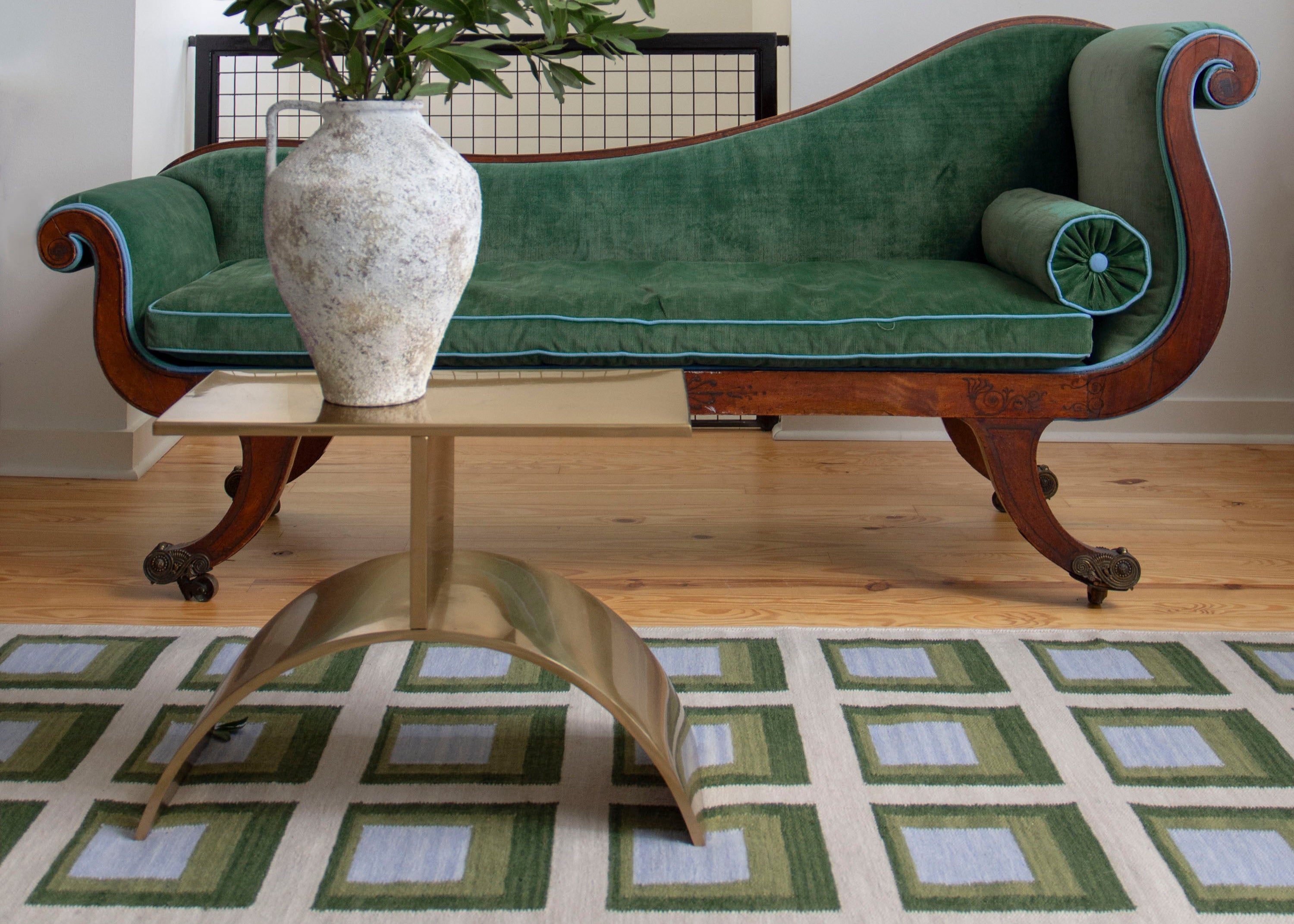 Color Study Handwoven Wool Flatweave Rug