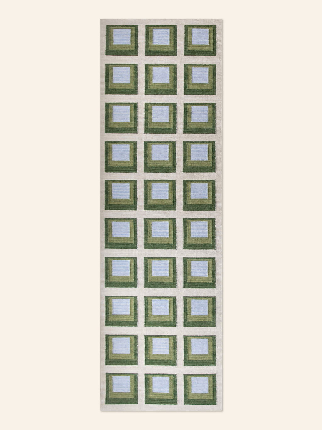 Color Study Handwoven Wool Flatweave Rug