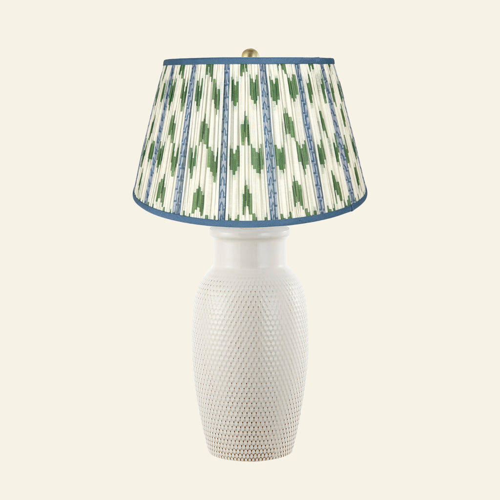 28" Camilla Textured Cream Ceramic Table Lamp by Kevin Francis Design | Luxury Area Rugs & Home Decor
