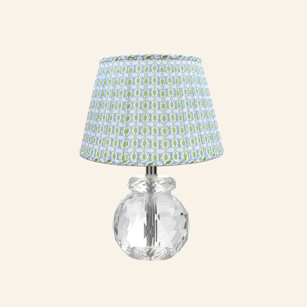 12” Daphne Faceted Crystal Mini Table Lamp by Kevin Francis Design | Luxury Area Rugs & Home Decor