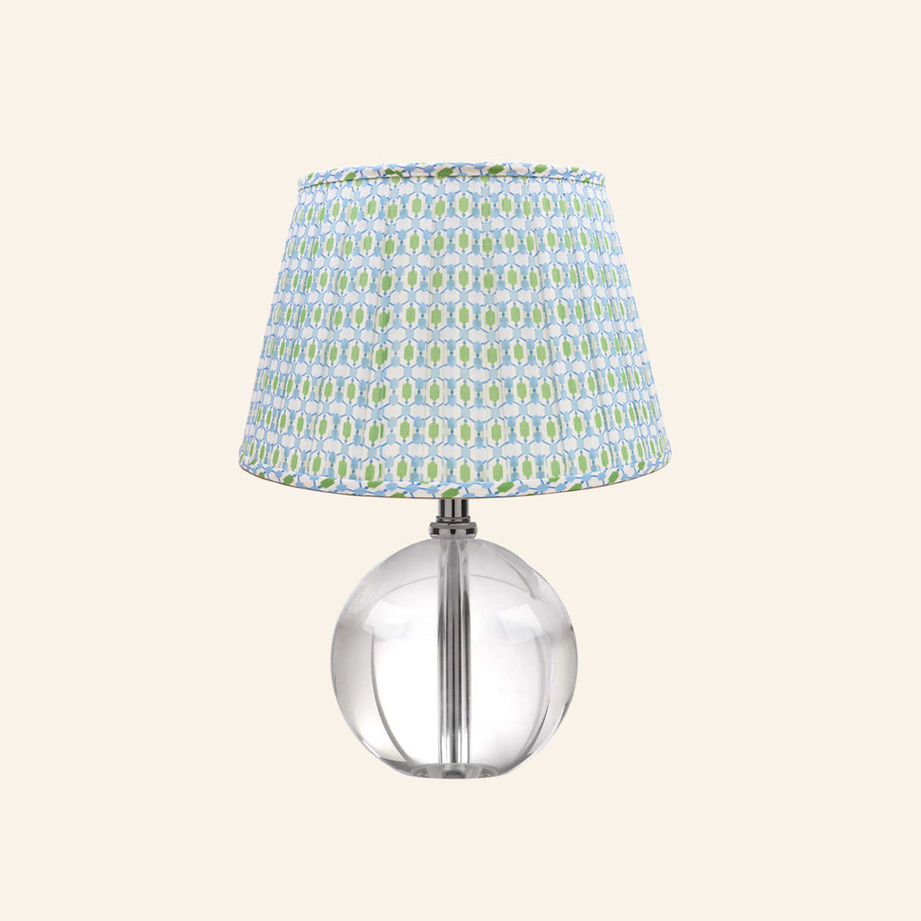 14” Jane Glass Globe Mini Table Lamp by Kevin Francis Design | Luxury Area Rugs & Home Decor