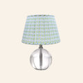 14-inch Jane Glass Globe Mini Table Lamp by Kevin Francis Design featuring a clear glass globe and elegant base.