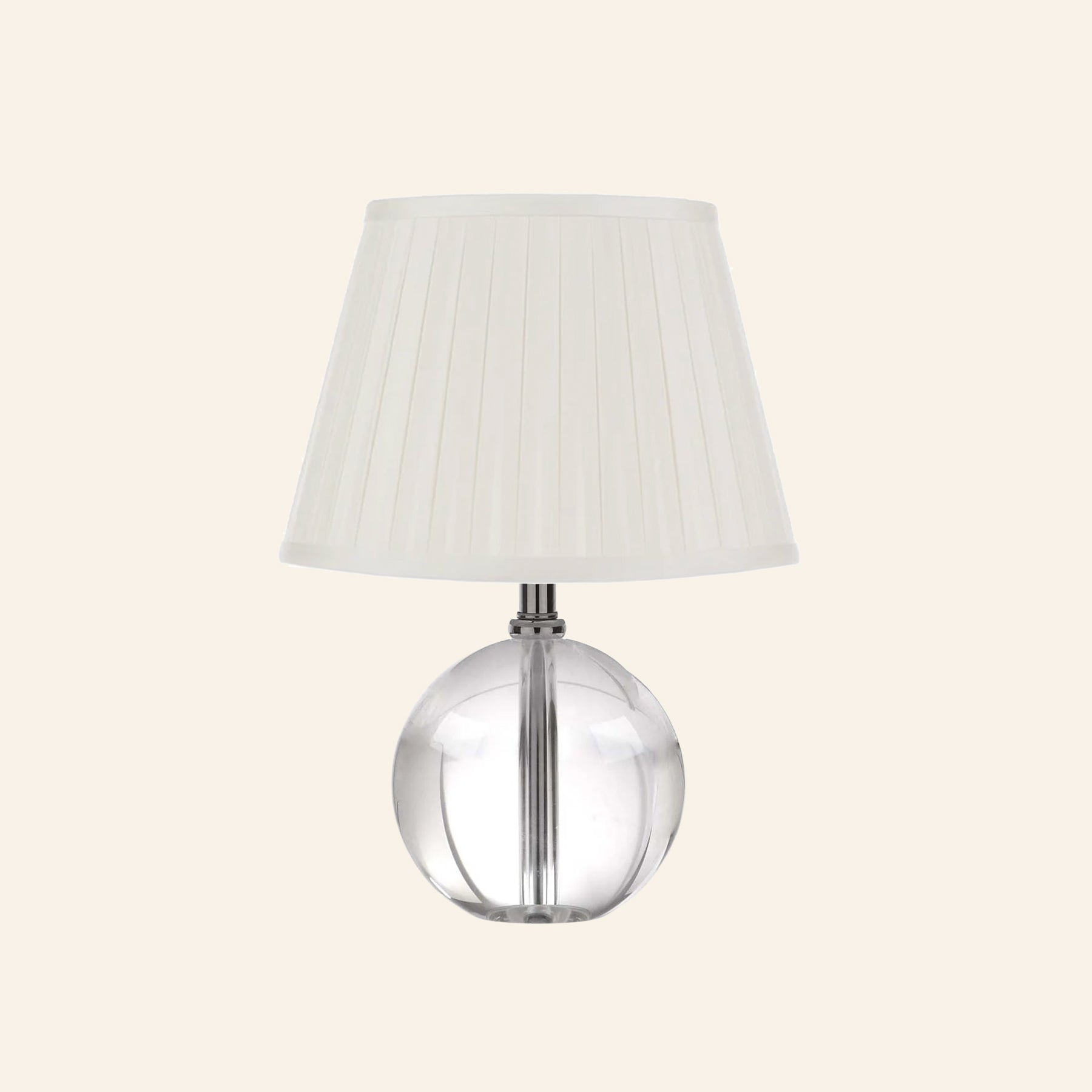 14” Jane Glass Globe Mini Table Lamp by Kevin Francis Design | Luxury Area Rugs & Home Decor