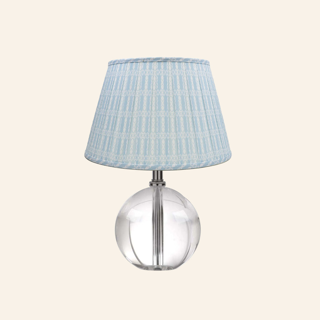 14” Jane Glass Globe Mini Table Lamp by Kevin Francis Design | Luxury Area Rugs & Home Decor