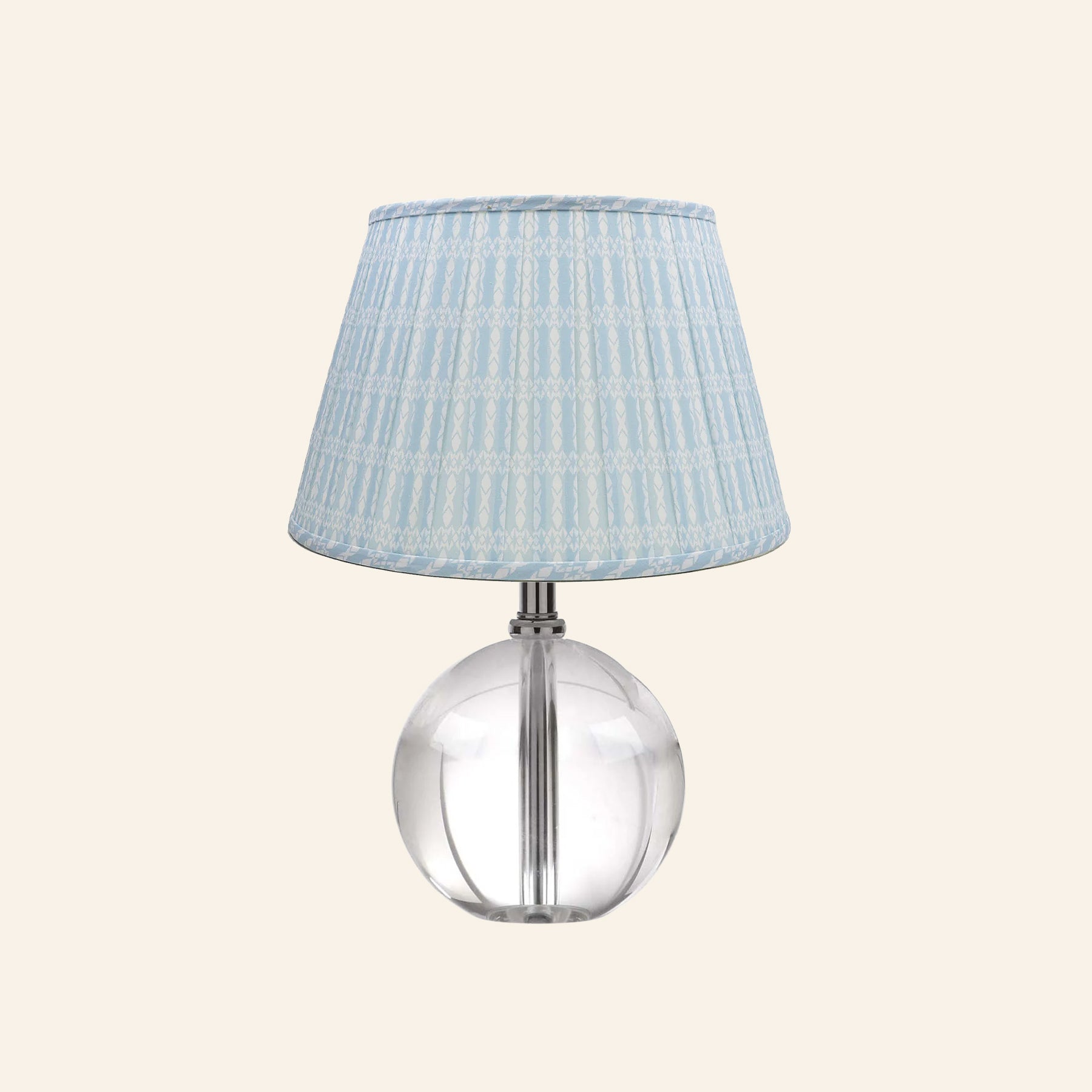 14” Jane Glass Globe Mini Table Lamp by Kevin Francis Design | Luxury Area Rugs & Home Decor