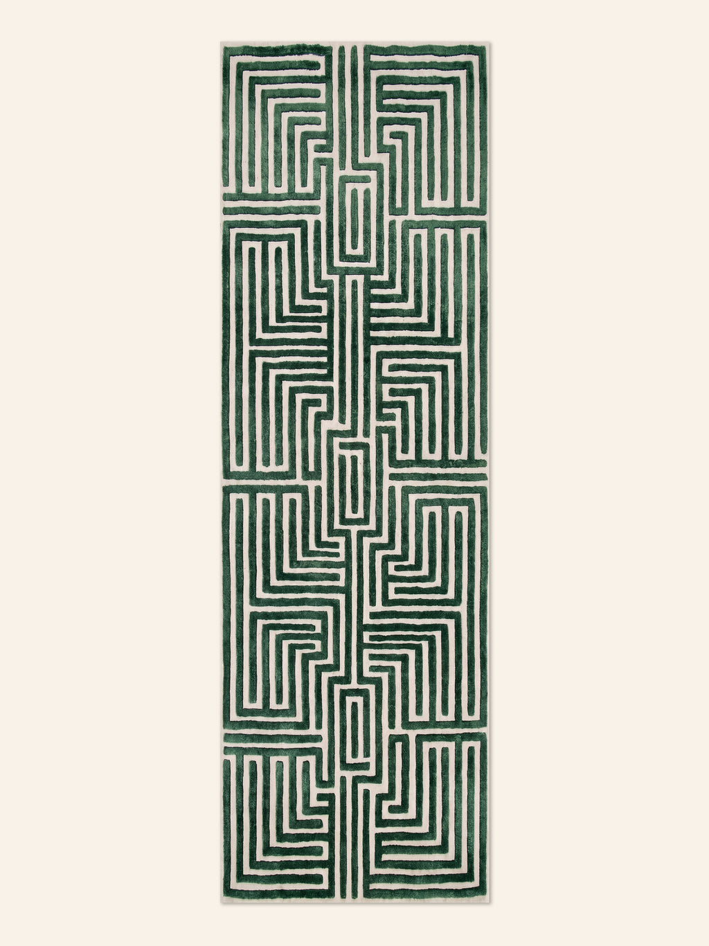 Knossos Hand-Tufted Maze Rug