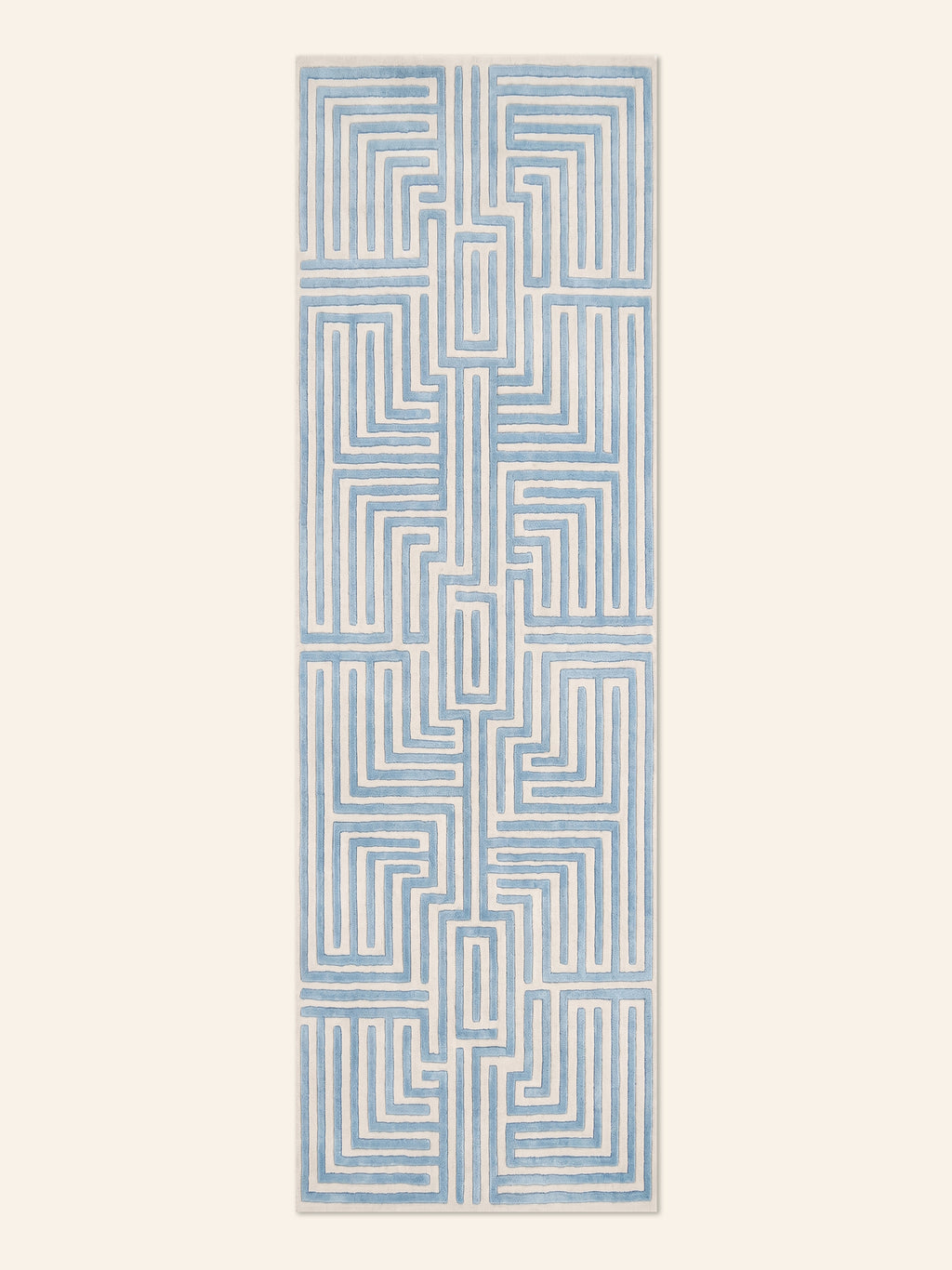 Knossos Hand-Tufted Maze Rug