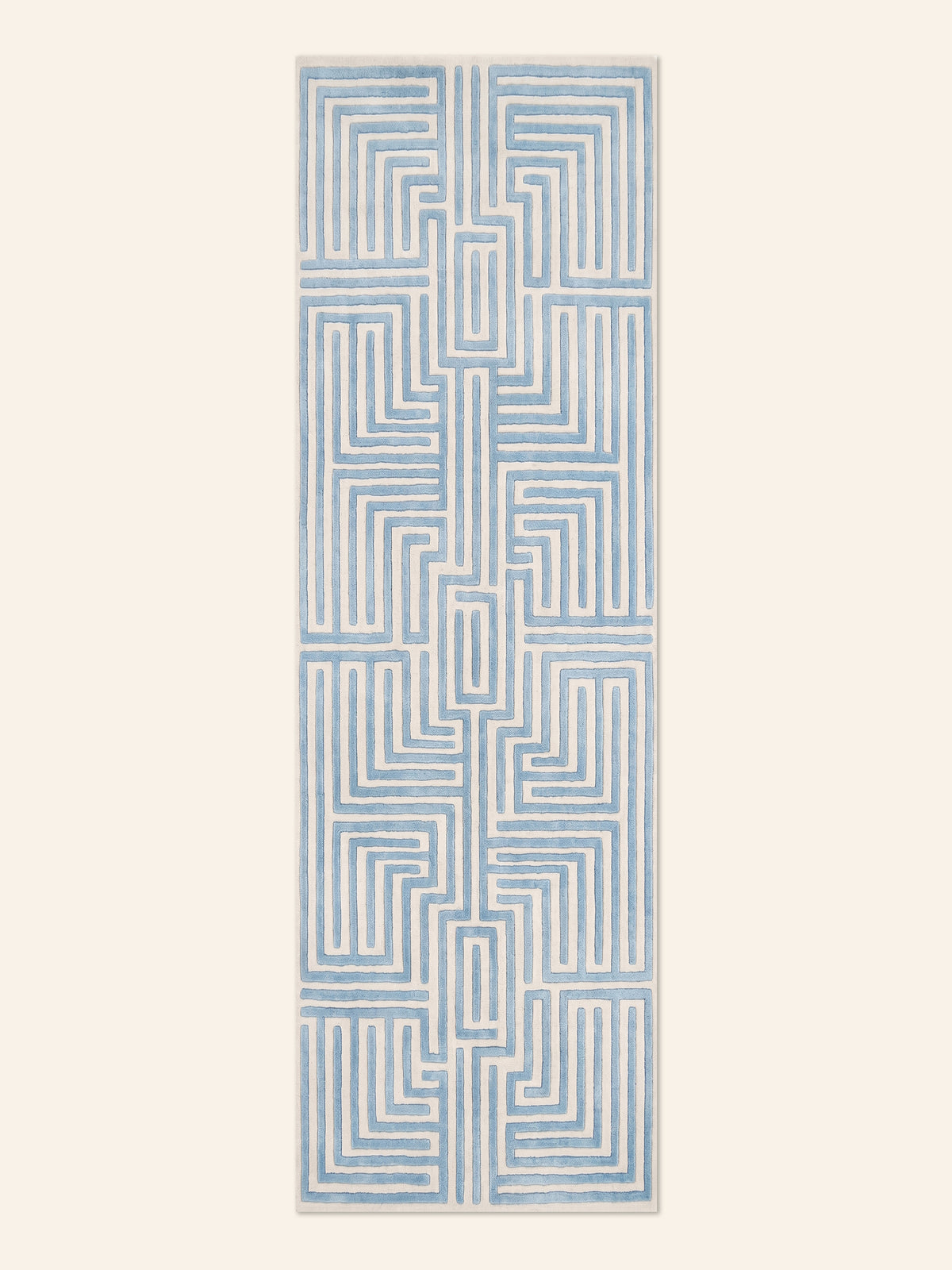 Knossos Hand-Tufted Maze Rug
