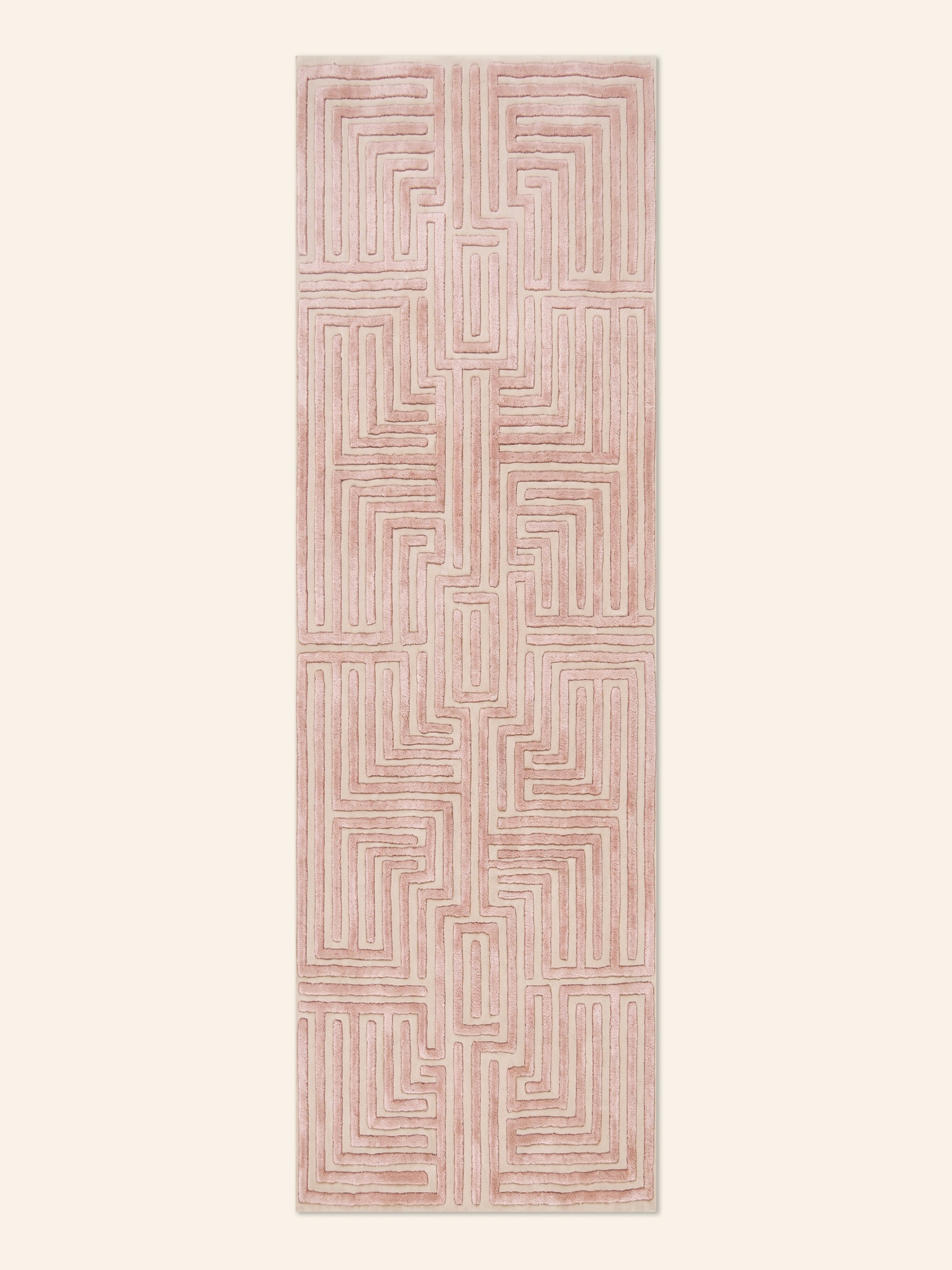 Knossos Hand-Tufted Maze Rug