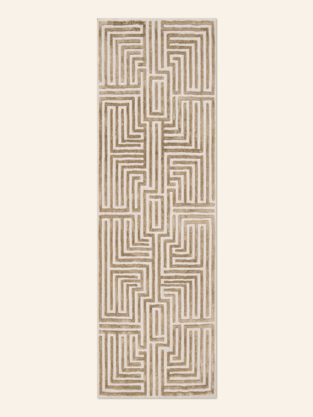 Knossos Hand-Tufted Maze Rug