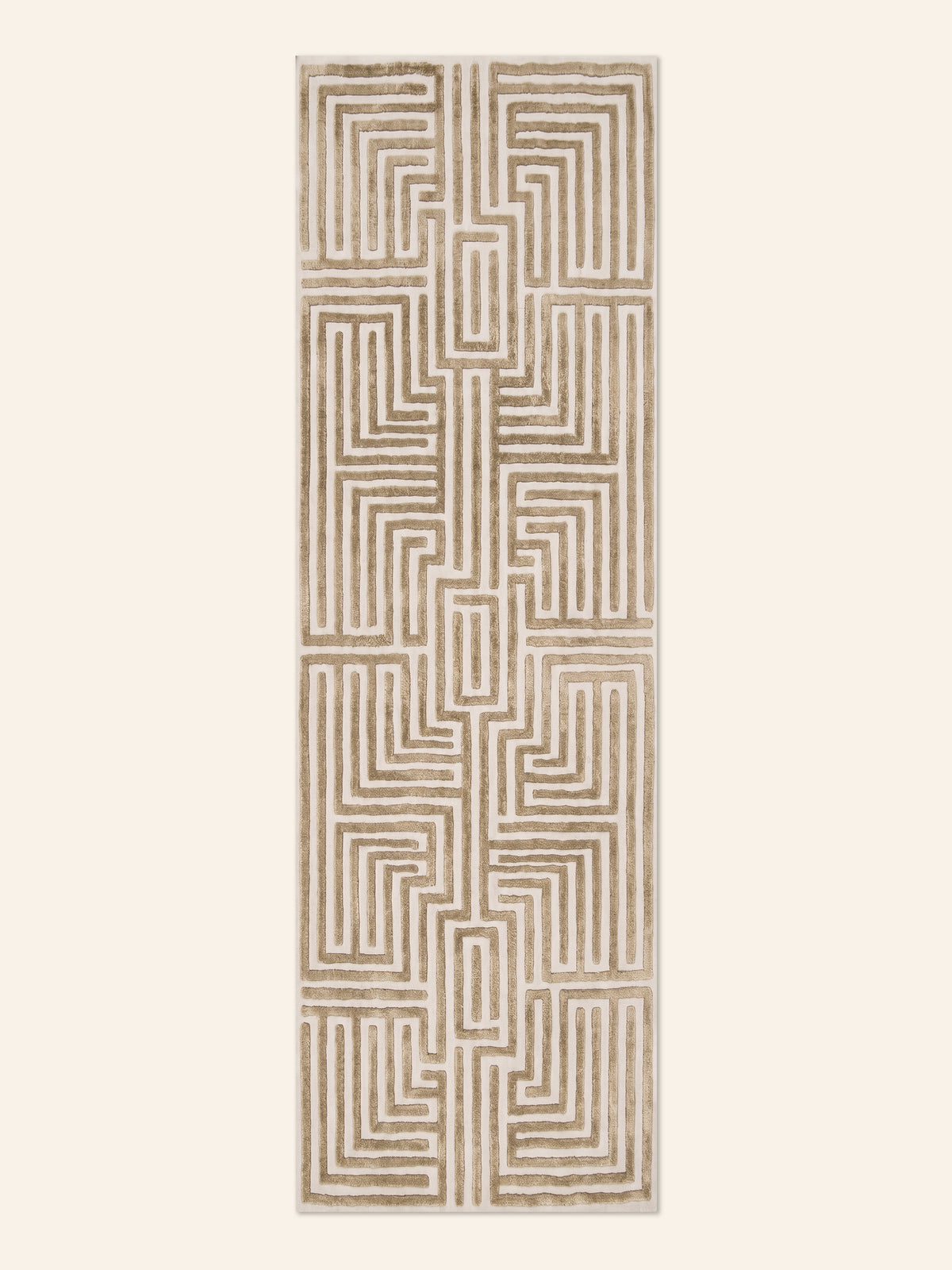 Knossos Hand-Tufted Maze Rug