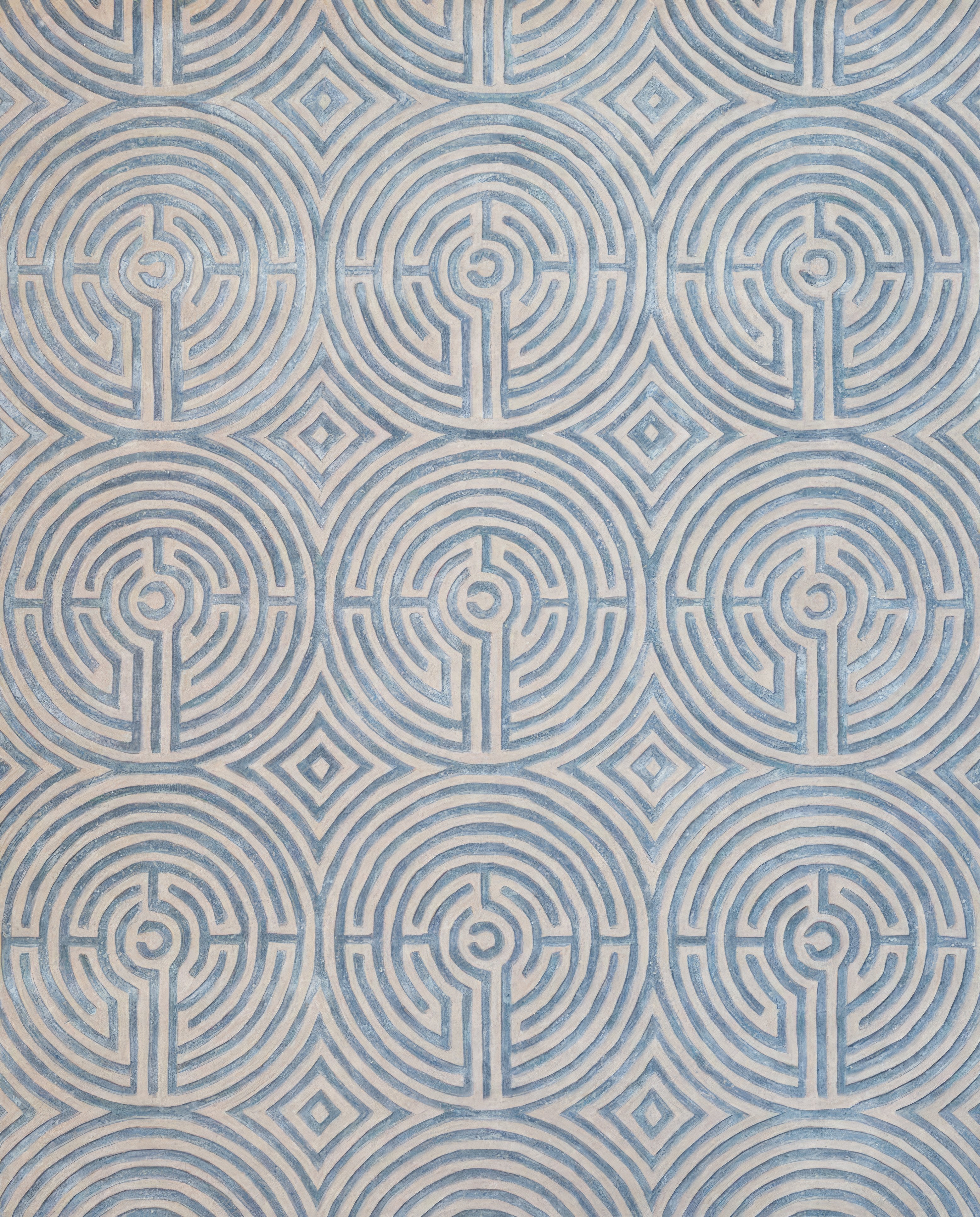 Lucca Hand-Tufted Maze Rug