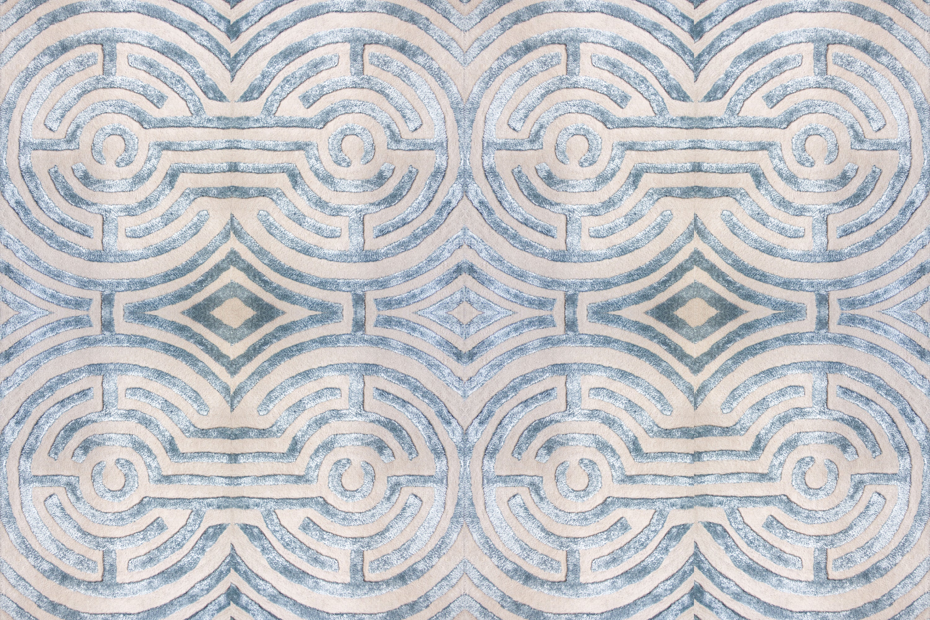 Lucca Hand-Tufted Maze Rug