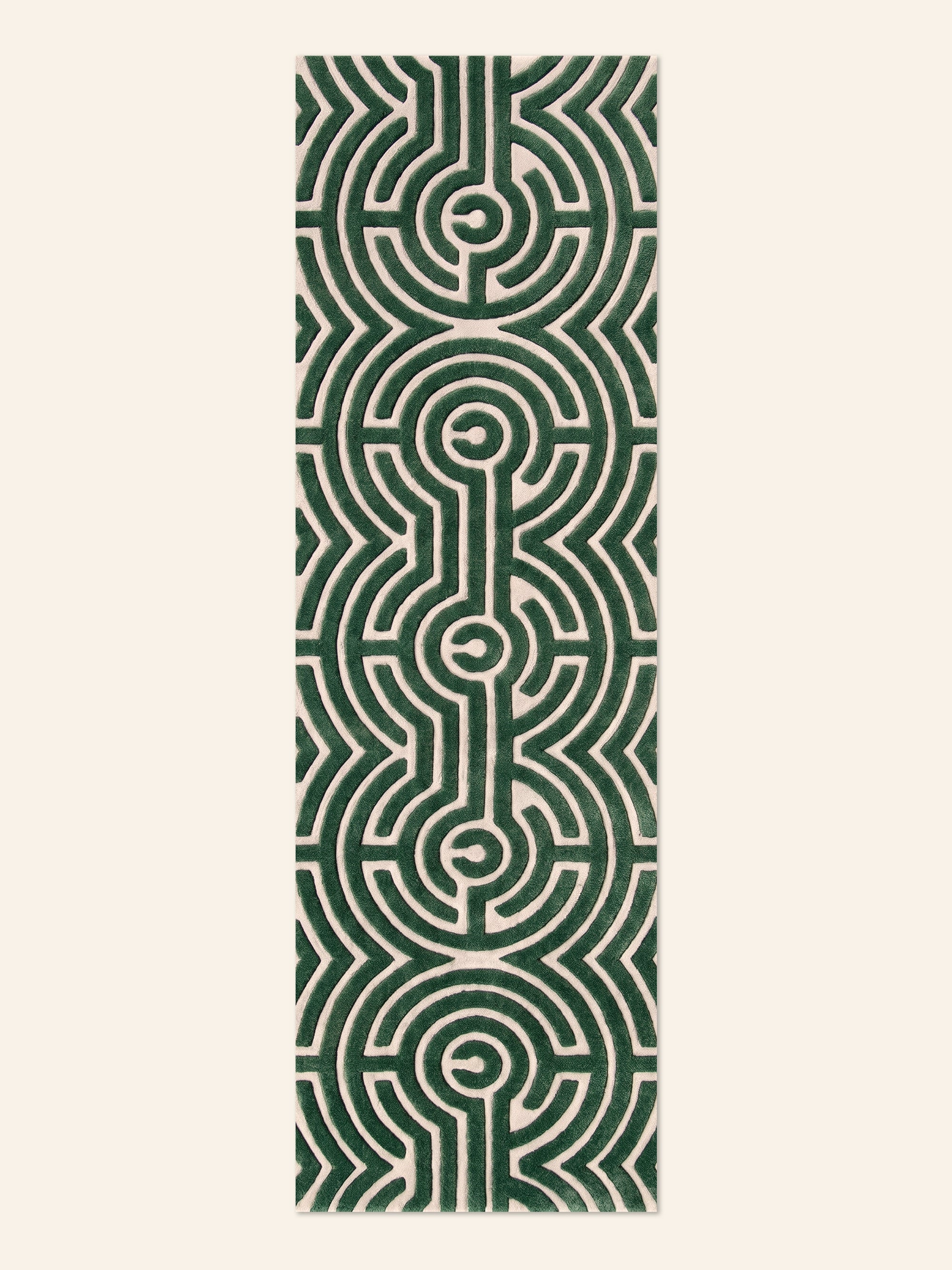 Lucca Hand-Tufted Maze Rug