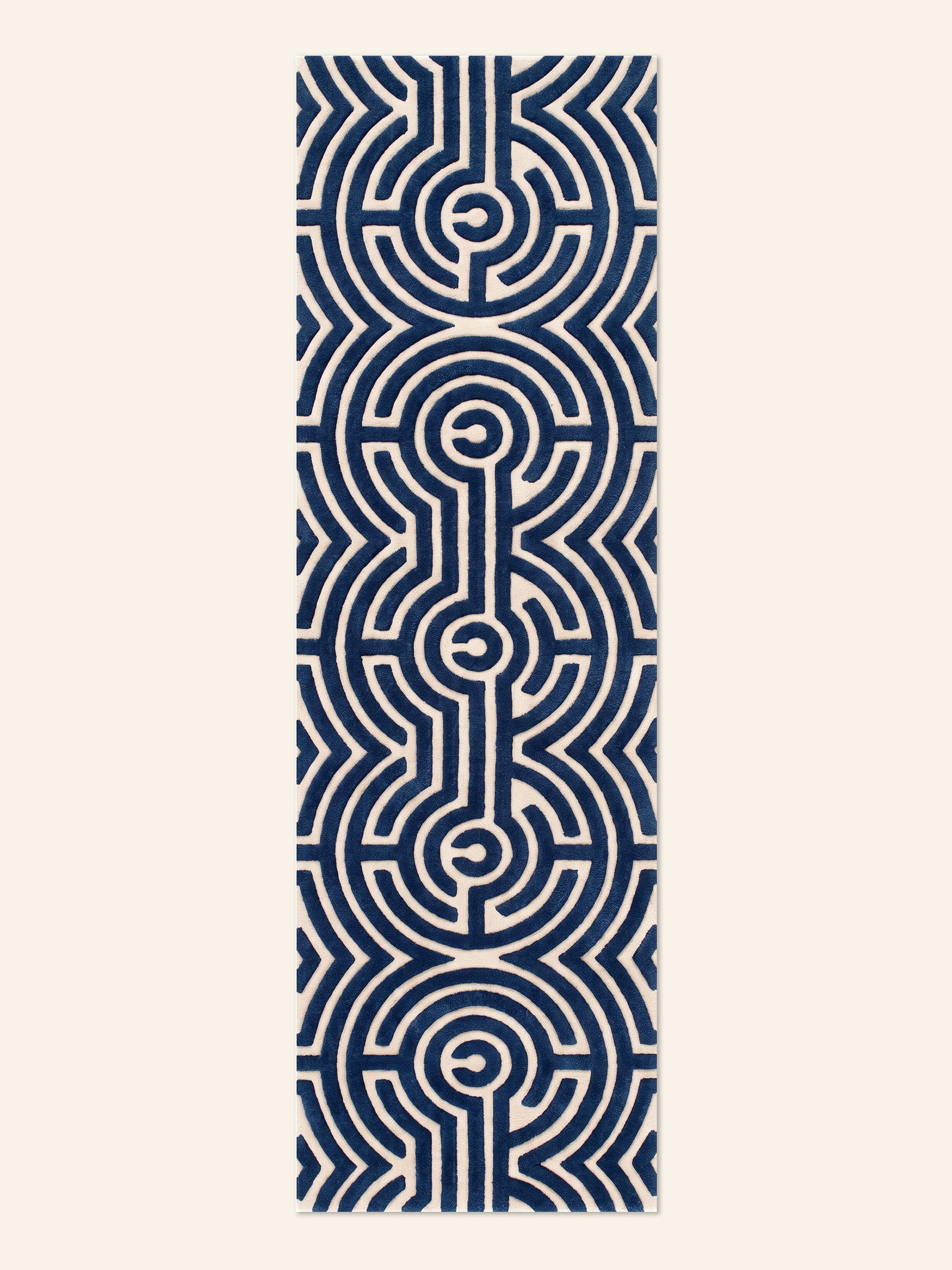 Lucca Hand-Tufted Maze Rug