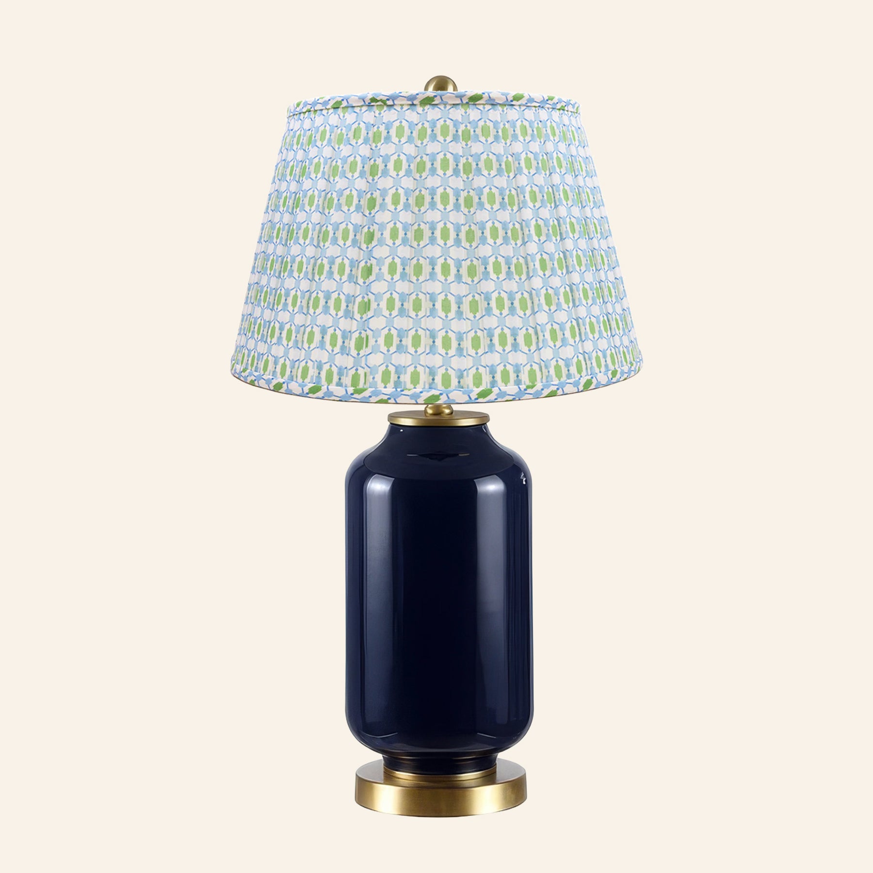 26” Penelope Navy Blue Table Lamp by Kevin Francis Design | Luxury Area Rugs & Home Decor