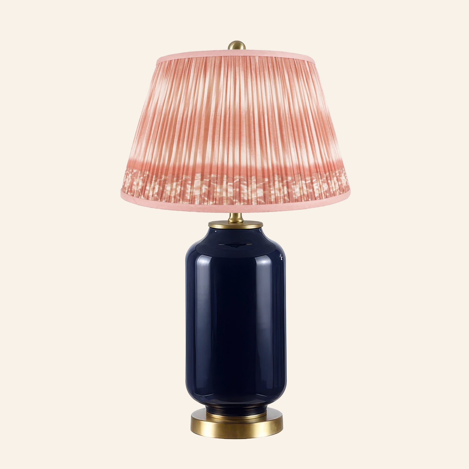26” Penelope Navy Blue Table Lamp by Kevin Francis Design | Luxury Area Rugs & Home Decor