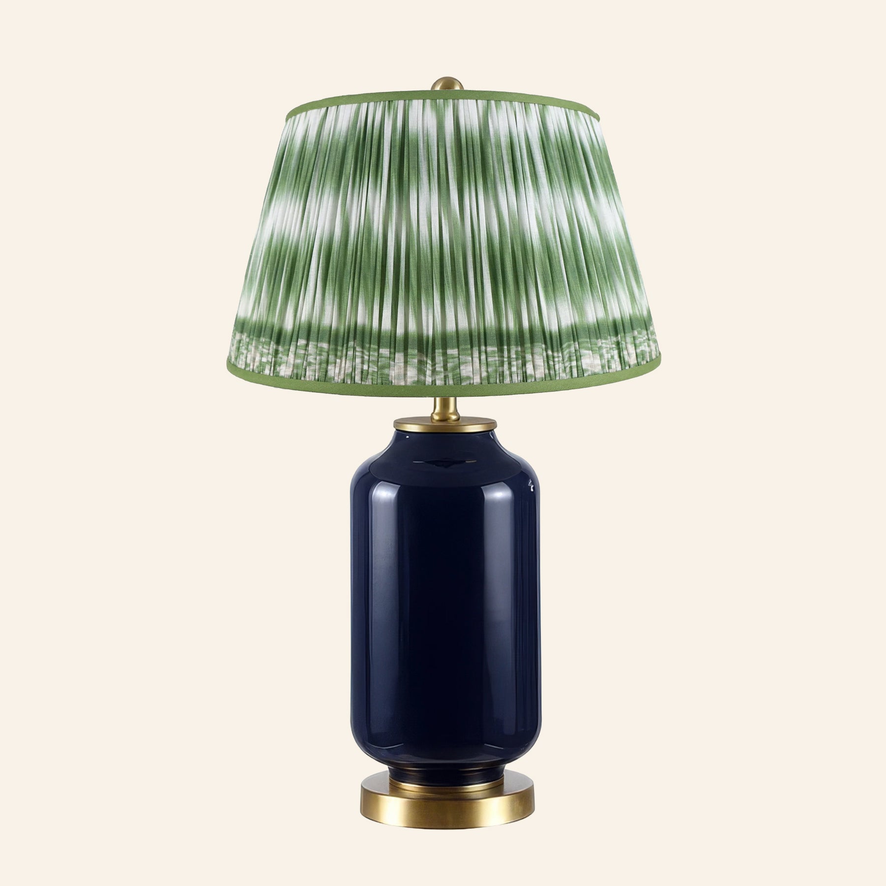 26” Penelope Navy Blue Table Lamp by Kevin Francis Design | Luxury Area Rugs & Home Decor