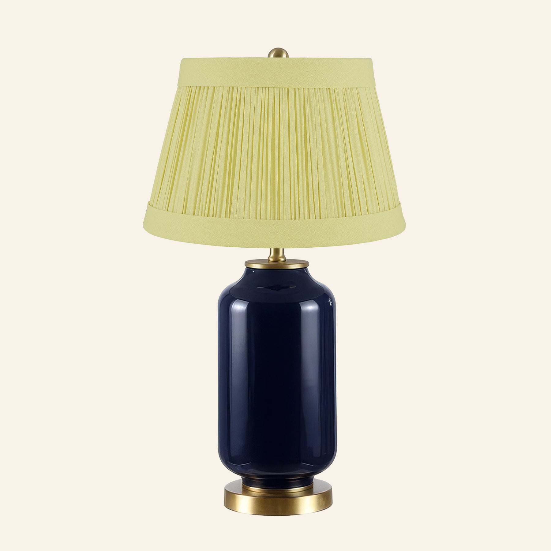 26” Penelope Navy Blue Table Lamp by Kevin Francis Design | Luxury Area Rugs & Home Decor