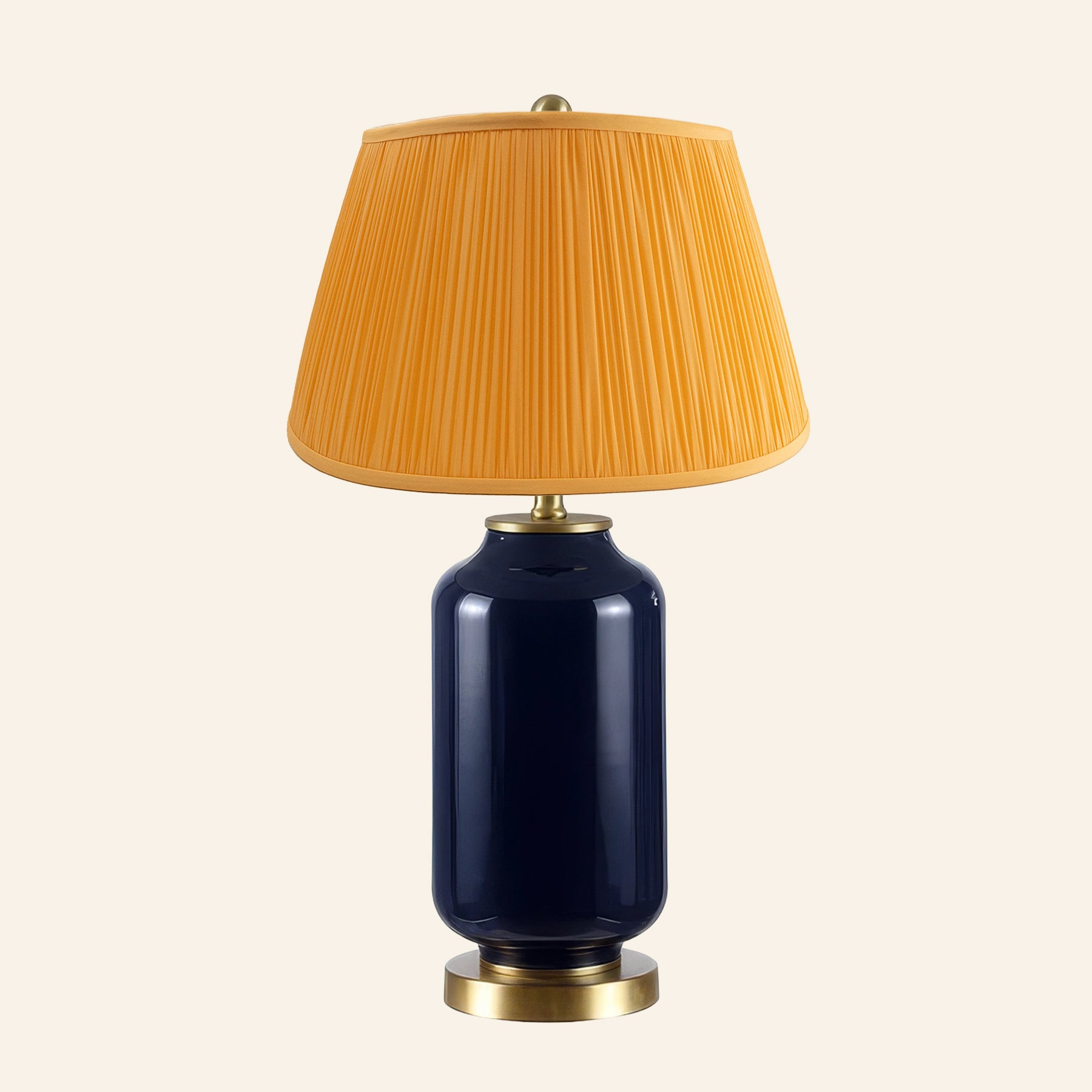 26” Penelope Navy Blue Table Lamp by Kevin Francis Design | Luxury Area Rugs & Home Decor