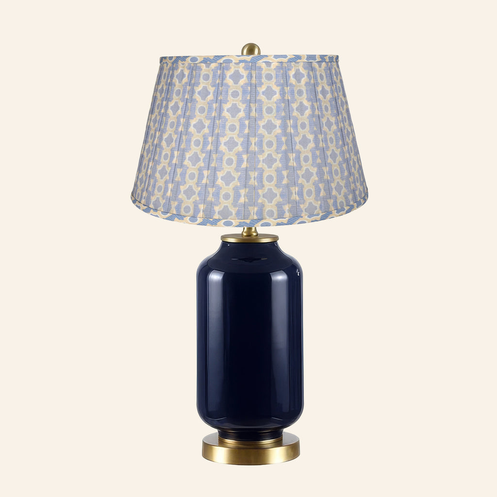 26” Penelope Navy Blue Table Lamp by Kevin Francis Design | Luxury Area Rugs & Home Decor